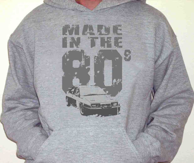 Made in the 80s Hoodie Grey