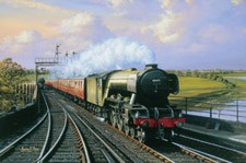 Limited Edition Signed Print Flying Scotsman - click to enlarge