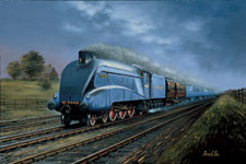 Limited Edition Signed Print Mallard 3rd July 1938