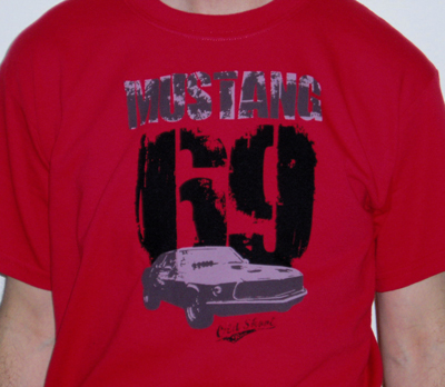 Mustang 69 T Shirt Red
