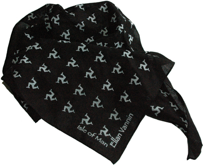 Manx Bandana Black 