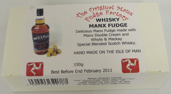 Whisky Manx Fudge 150g