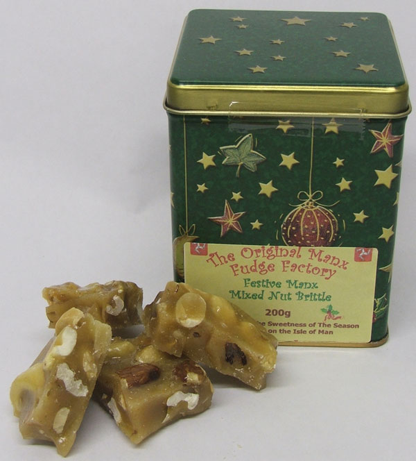 Mixed Nut Brittle Tin 200g