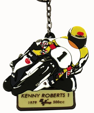 MotoGP Legends Key Fob  Kenny Roberts  #1 - click to enlarge