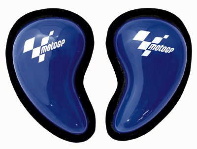 MotoGP Tear-Drop Knee Sliders Blue (Pair)