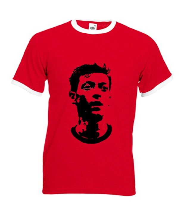 Arsenal - Mesut Ozil Men's Red Ringer t-shirt - click to enlarge