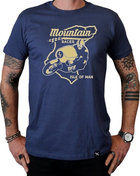 The Mountain Racer T-Shirt Blue - click to enlarge