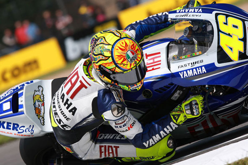 Rossi 2008 British GP Donington Park