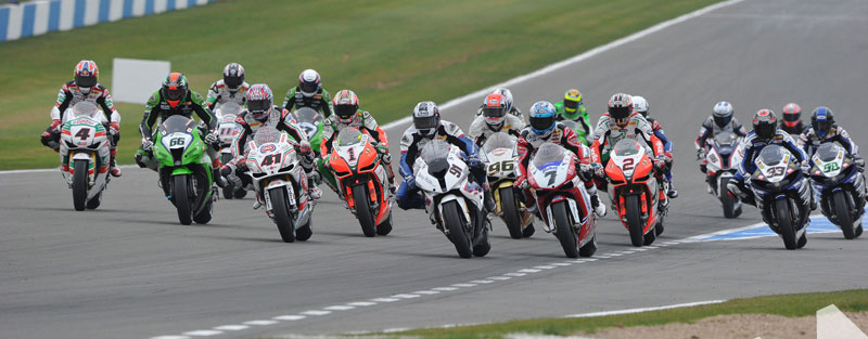 WSB Race 1 Start Donington 2011