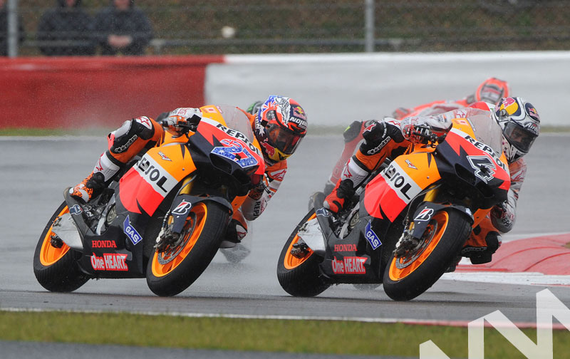 Stoner Dovizioso British MotoGP 2011 Silverstone