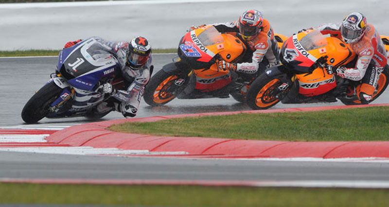 Lorenzo Stoner Dovizioso British MotoGP 2011 Silverstone