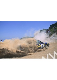 Colin McRae/Derek Ringer retired Acropolis Rally 1993.