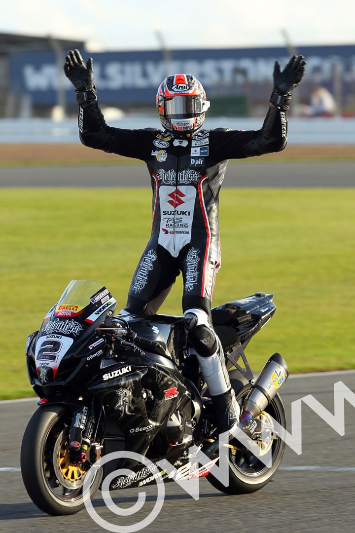 Josh Brookes BSB 2011 victory at Silverstone - click to enlarge