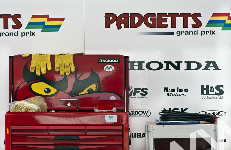 TT 2011 The Padgetts pit area .