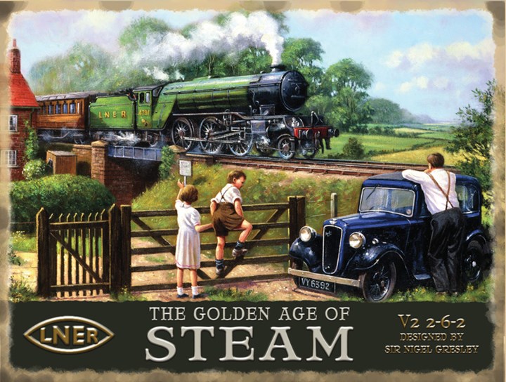 The Golden Age of Steam Metal Sign - click to enlarge