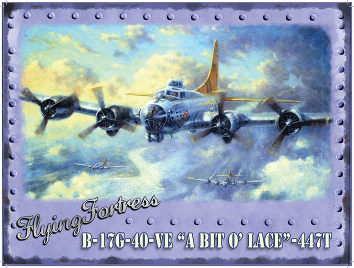 Flying Fortress Metal Sign - click to enlarge