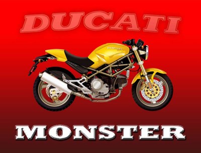 Ducati Metal Sign - click to enlarge