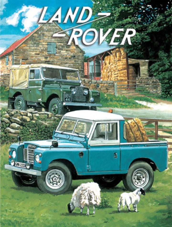 Land Rover Metal Sign - click to enlarge