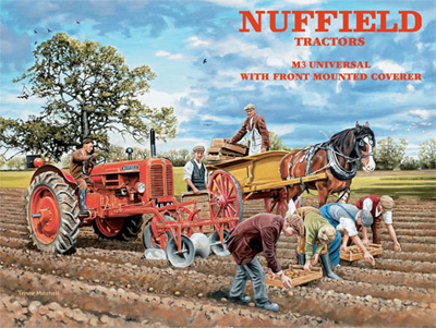 Nuffield Tractors Metal Sign