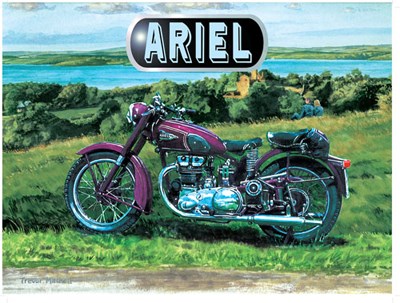Ariel Metal Sign - click to enlarge