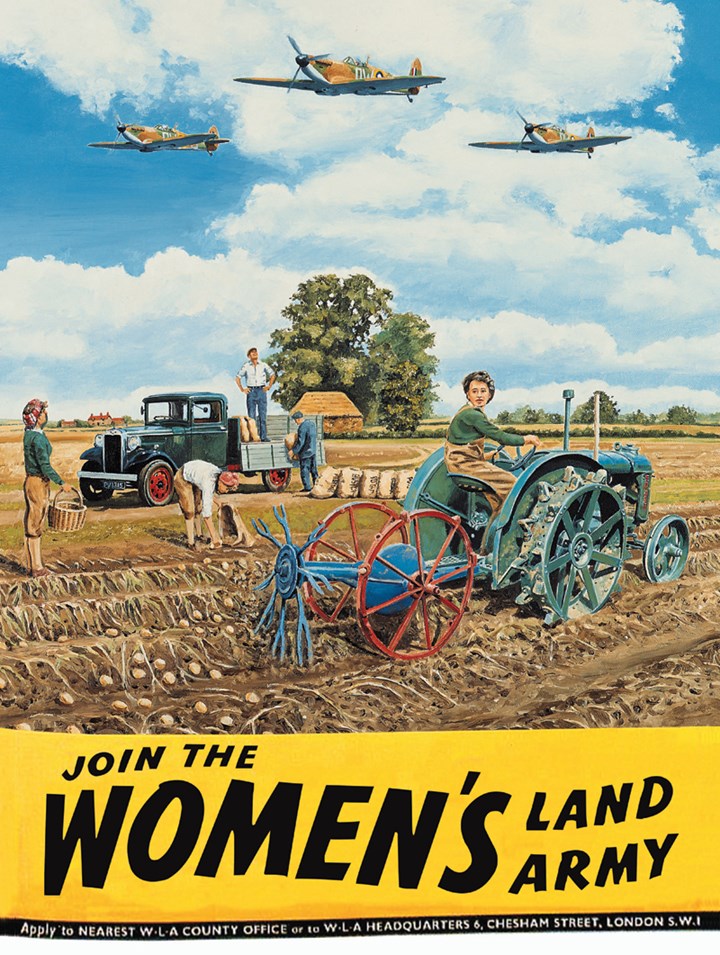 Women's Land Army Metal Sign - click to enlarge