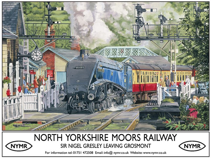 North Yorkshire Moors Railway Metal Sign - click to enlarge