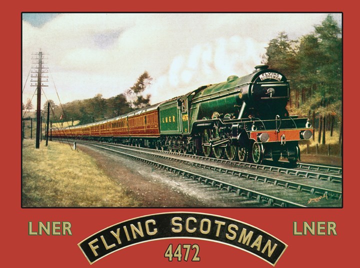 Flying Scotsman 4472  Metal Sign - click to enlarge