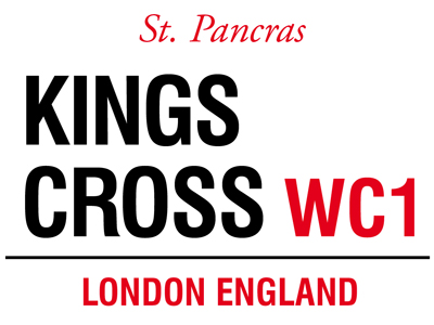 Kings Cross Metal Sign