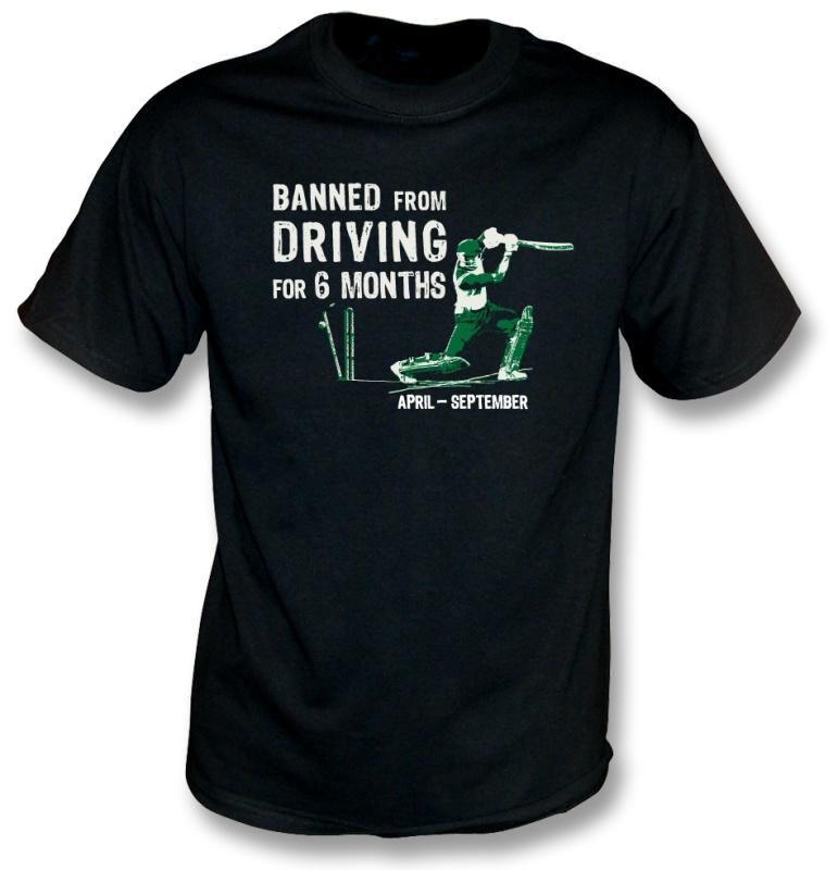 PunkCricket - Banned From Driving (Black T-Shirt)