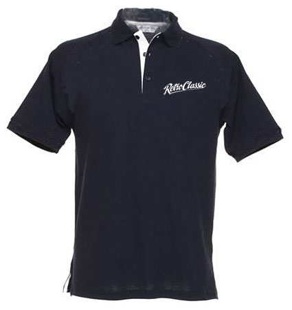 Retro Classic Polo Shirt Blue