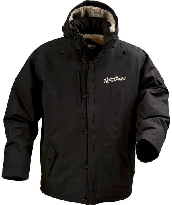 Retro Classic Coat Black