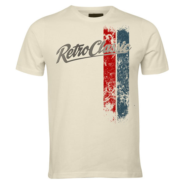 Racing Stripes Red/Blue T-Shirt Sand