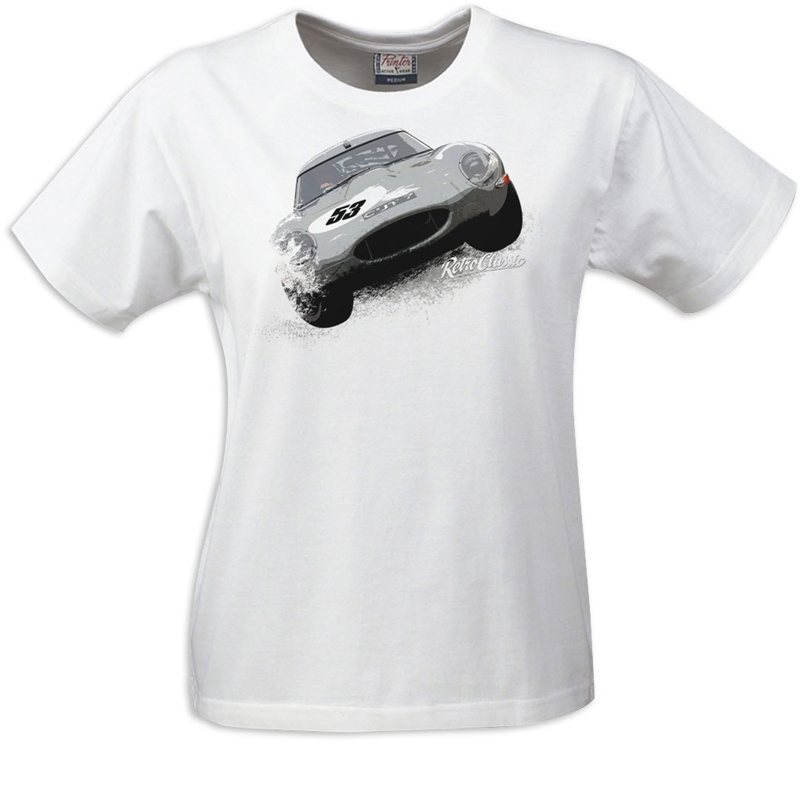 Gritty Marques E-type Ladies T-shirt White