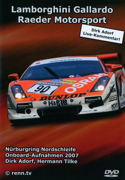 In Car Nurburgring Lamborghini DVD