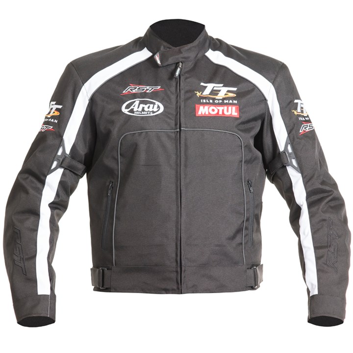 RST IOM TT Team TT 1669 Jacket Black/White - click to enlarge
