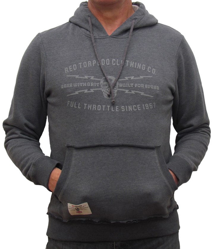 Primo Gear with Grit Hoodie Graphite - click to enlarge