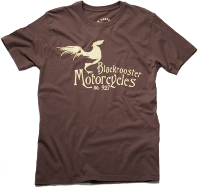 927 Black Rooster (Mens) Brown T Shirt