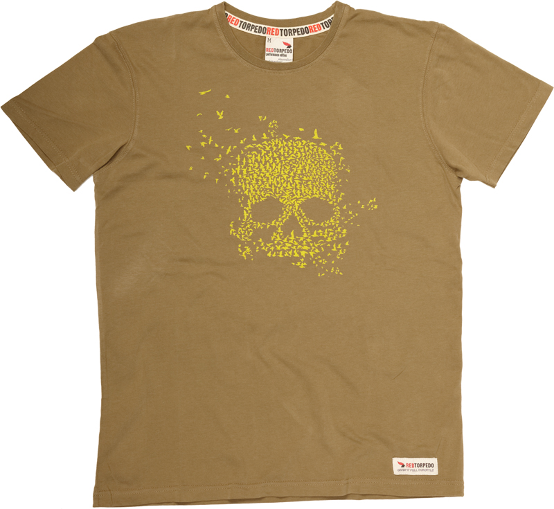 Primo Classic Mean Bird T Shirt Khaki
