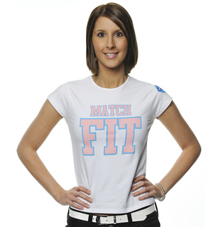 Soccer AM Match Fit Female t-shirt