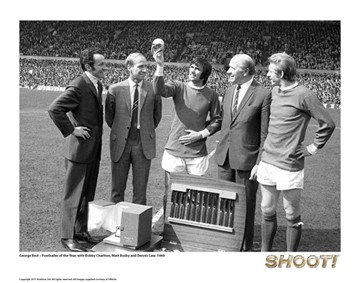 Shoot Legends - George Best European Footballer of the Year Print - click to enlarge