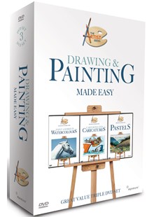 Painting & Drawing Made Easy 3DVD Box Set