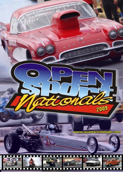 Open Sport Nationals Drag Racing 2009 DVD