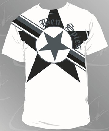 Ben Spies Scepter T Shirt White - click to enlarge