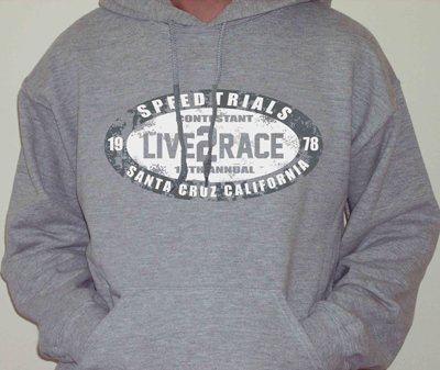 Speed Trial Hoodie Sports Grey
