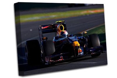 Sebastian Vettel Melbourne A0 Canvas Print