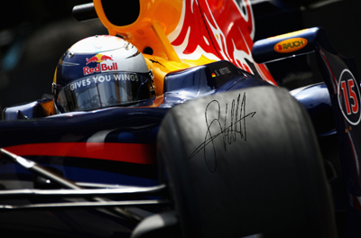 Sebastian Vettel Monaco GP 2009 Ltd Edition Signed Framed Print 