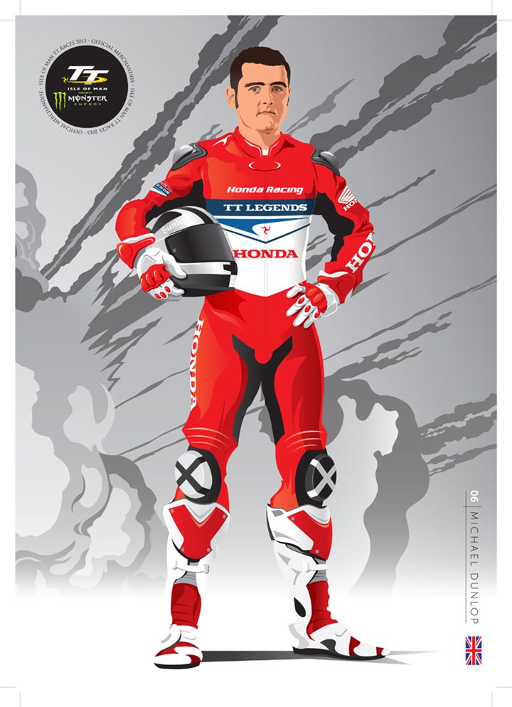 Official TT 2013 Michael Dunlop poster