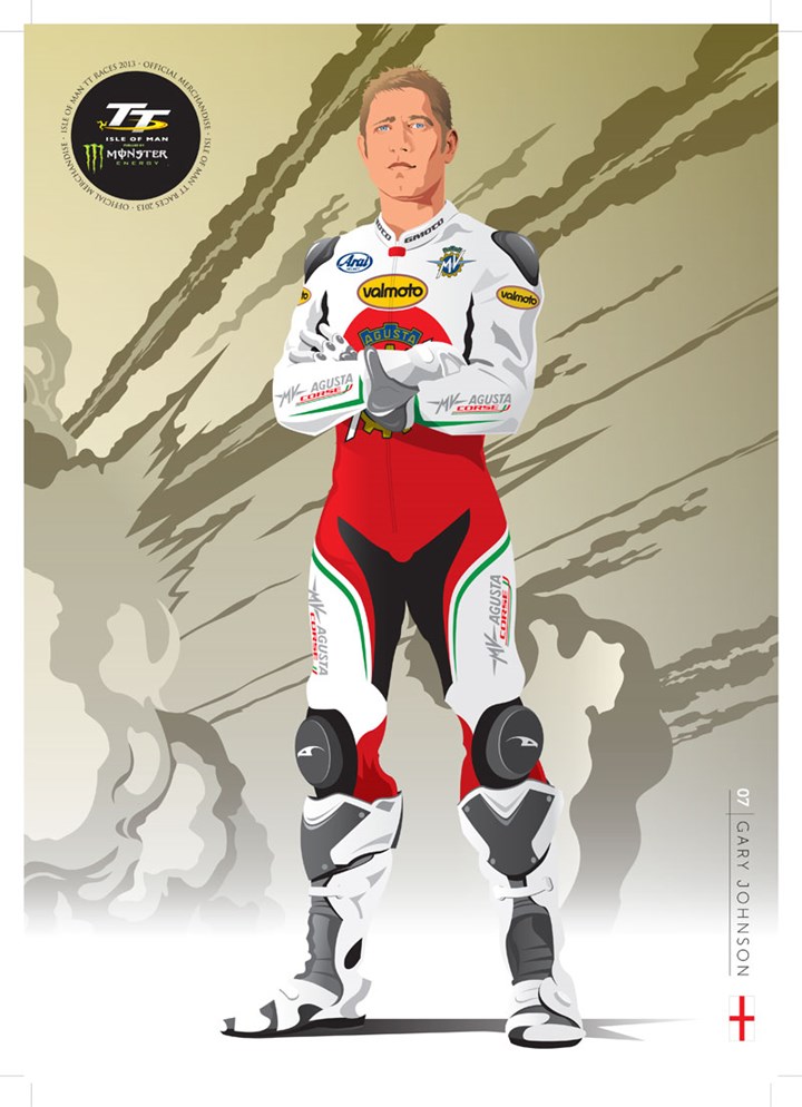 Official TT 2013 Gary Johnson Poster
