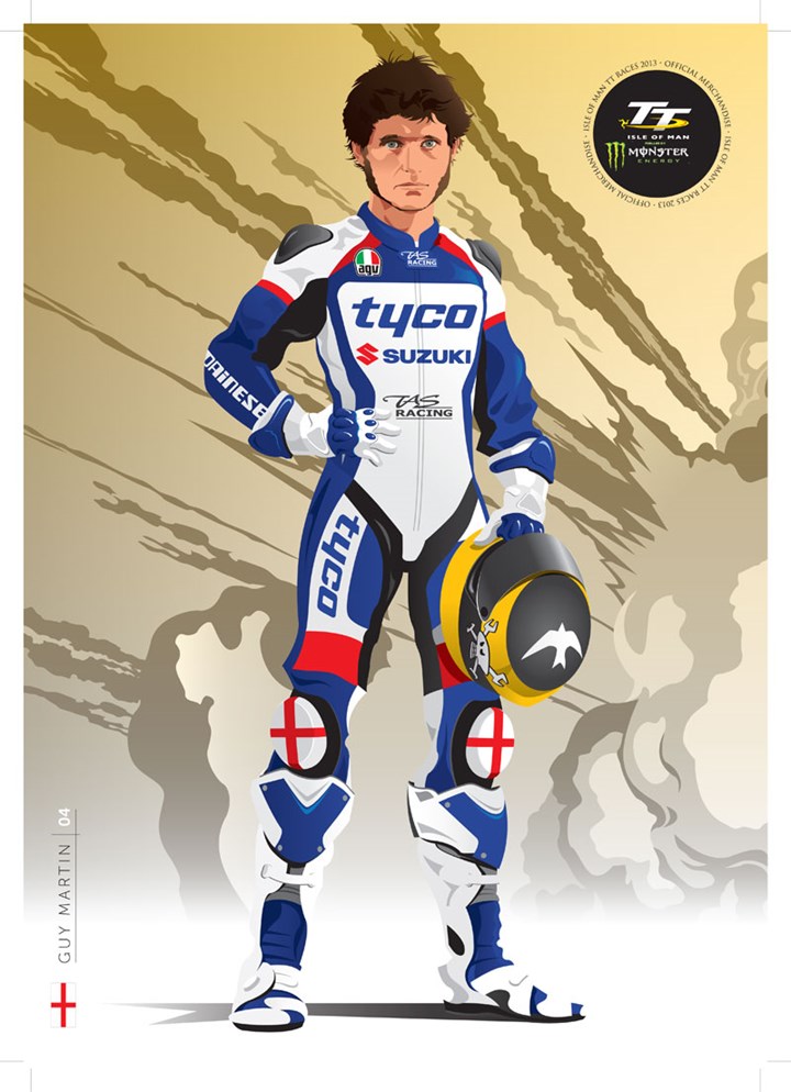 Official TT 2013 Guy Martin poster