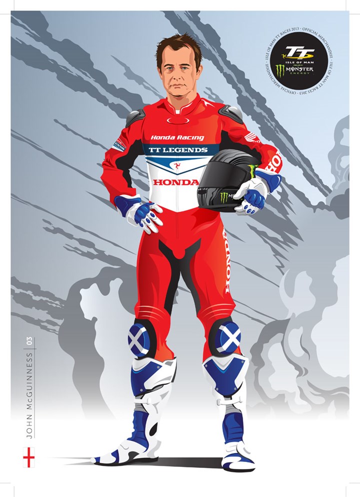 Official TT 2013 John McGuinness poster